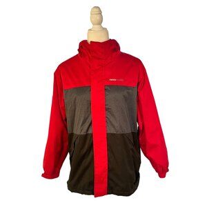Swiss Tech Boys XL/XG 114-16 Red & Black Polyester Jacket With Hood & Zipper